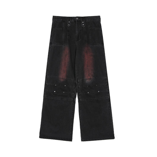 Jeans Rectos Clásicos Small Crowd para Hombre - Image 8