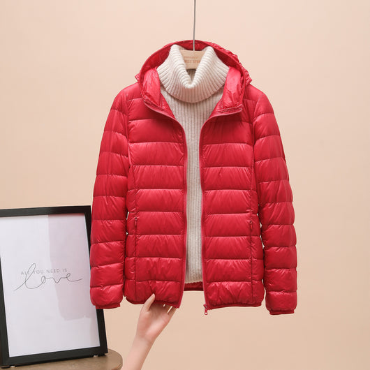 Chaqueta Acolchada Corta para Mujer - Ligera y Cálida