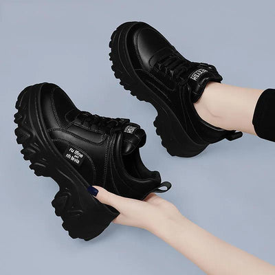 Zapatos Deportivos Dad Shoes con Suela Elevada y Cuero Suave Premium - Image 4
