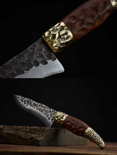 Cuchillo de Caza Simon Leopard con Hueso - Image 15
