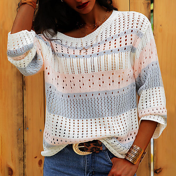 Suéter Holgado Casual para Mujer