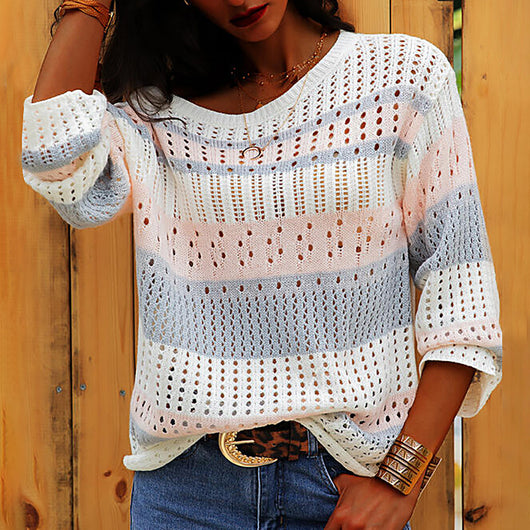 Suéter Holgado Casual para Mujer