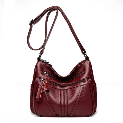 Bolso Mensajero de Cuero Genuino Estilo Minimalista - Image 8