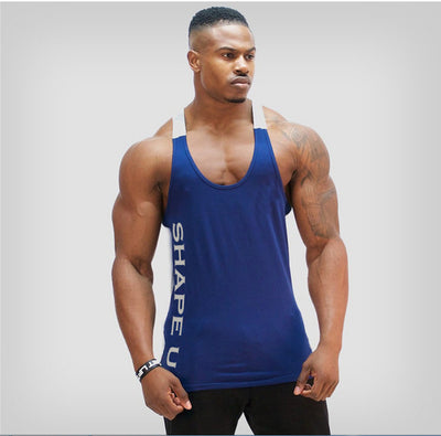 Chaleco Deportivo Hombre Cuello U Colores Contrastantes Transpirable - Image 5