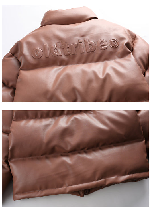Abrigo de Algodón Retro Holgado y Cálido para Hombre - Image 11