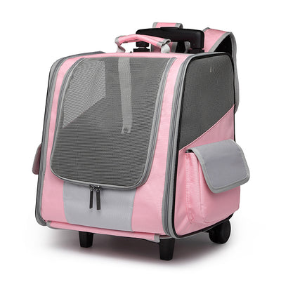 Mochila Transportadora Respirable para Mascotas con Ruedas - Image 15