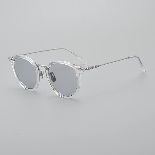 Gafas de Sol Polarizadas de Titanio Puro Japonesas Artesanales Transparentes - Image 2