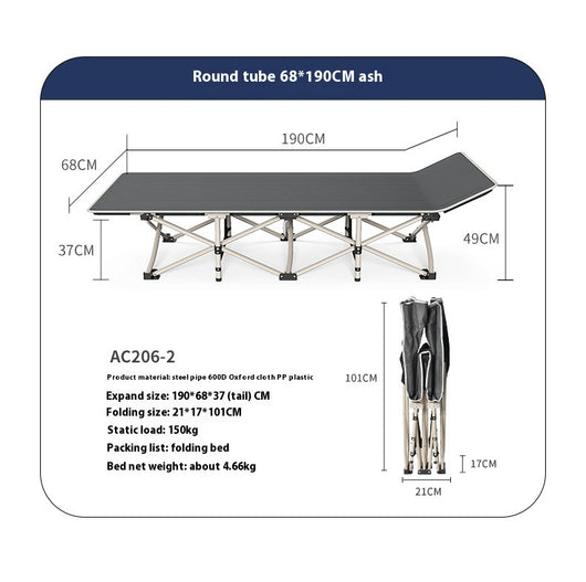 Cama Plegable Portátil para Camping y Oficina - Image 10