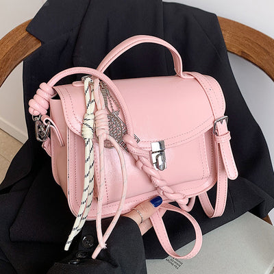 Bolso Bandolera Cuadrado Retro Portátil para Mujer - Image 7