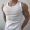 Musculosa Deportiva Ajustada con Stretch para Hombre