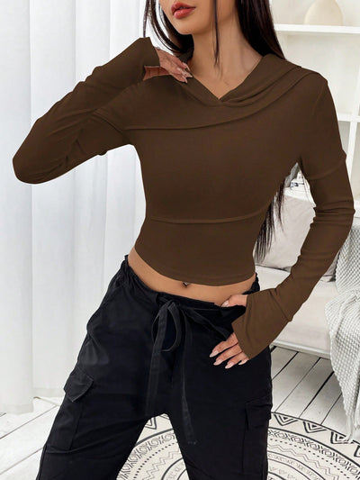 Sudadera V-Neck Slim Fit para Mujer - Base Layer Otoño Invierno - Image 10