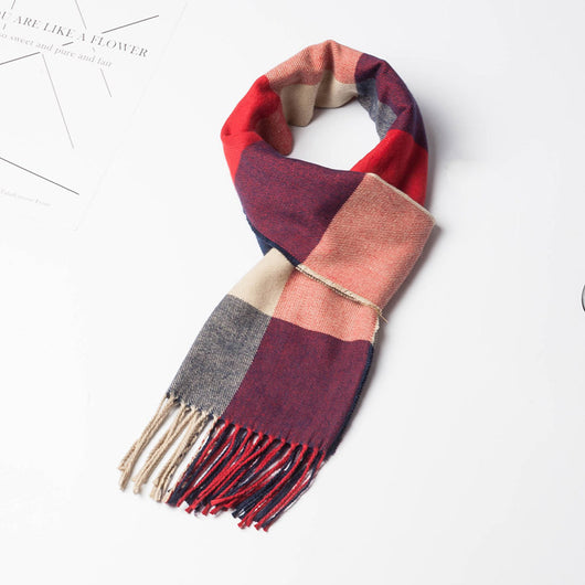 Bufanda Cuadriculada para Hombre - Cálida y Versátil - Image 11