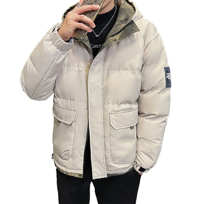 Chamarra Acolchada de Invierno para Hombre con Capucha - Image 9