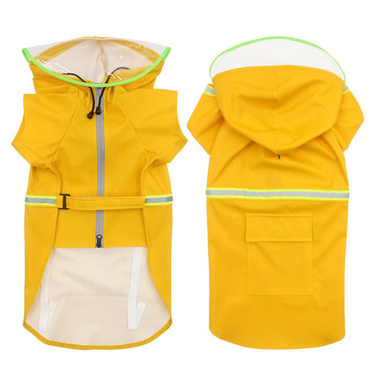 Impermeable Reflectante con Capucha para Mascotas - Image 12
