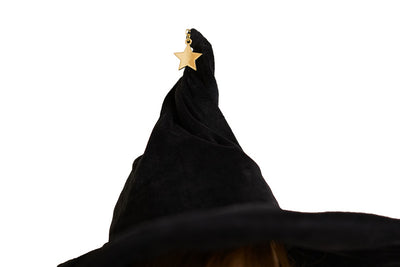 Sombrero de Bruja Gamuza Moldeable con Moño - Image 15