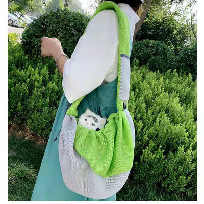 Bolsa Mensajera Portátil para Mascotas con Malla Transpirable - Image 6