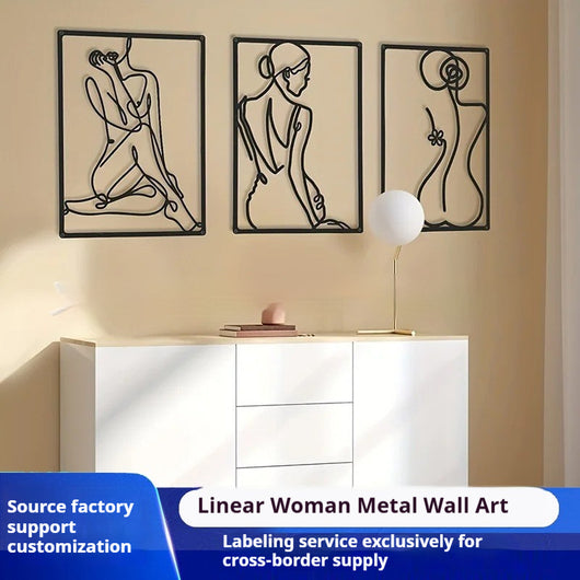 Decoración de Pared de Metal - Siluetas Artísticas para Sala y Dormitorio - Image 14