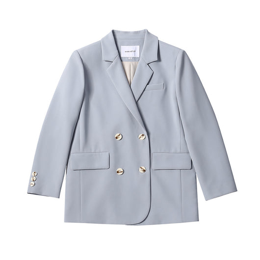 Blazer Morandi Azul Ejecutivo para Oficina y Commute - Image 3