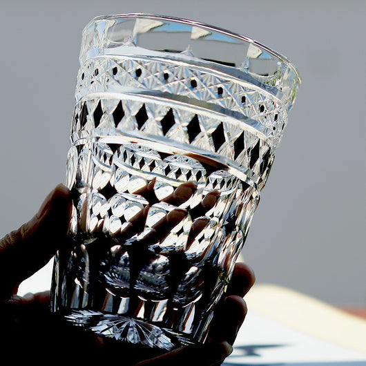 Vaso de Cristal Tallado a Mano Estilo Japonés para Whiskey y Jugos - Image 19