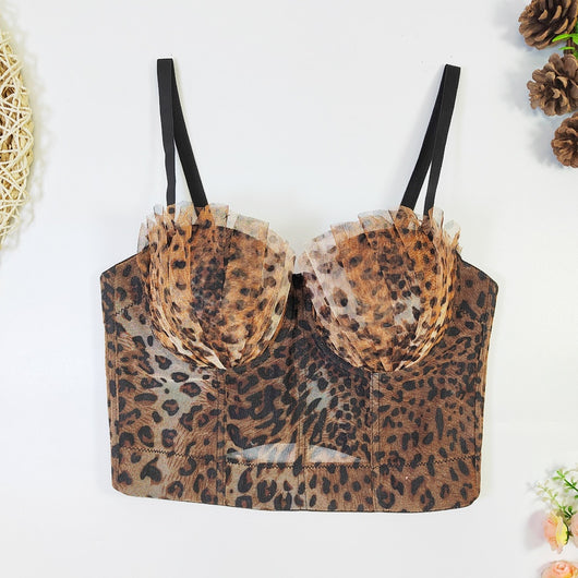 Sostén Tubo Estampado Leopardo con Levantamiento y Ajuste Personalizado - Image 19