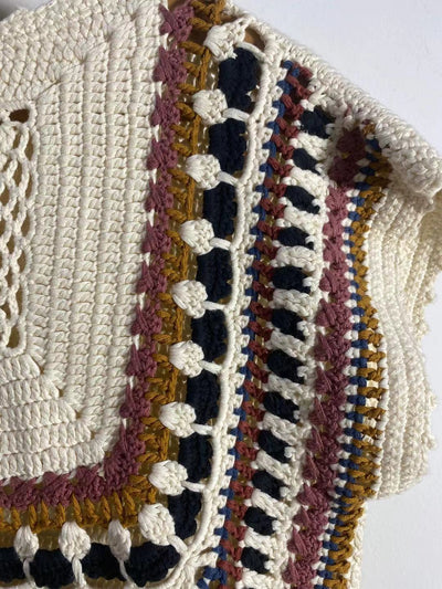 Chaleco Tejido de Algodón con Hilo Fantasía - Estilo Industrial Moderno - Image 7