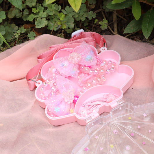 Set de Accesorios Infantiles: Collar, Pulsera, Pasador y Anillo