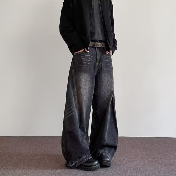 Pantalones Hombre Relaxed Premium Pierna Ancha Versátiles