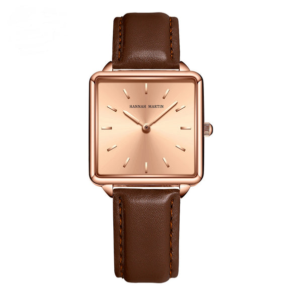 Reloj de Lujo Cuadrado para Mujer - Diseño Casual Elegante