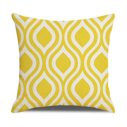 Funda de Almohada Lino Geometría Simple - Diseño Moderno para Sofá y Hogar - Image 23