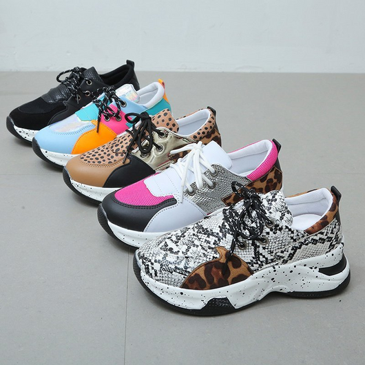 Zapatillas Deportivas Estampado Leopardo Mujer - Comodidad y Estilo - Image 34
