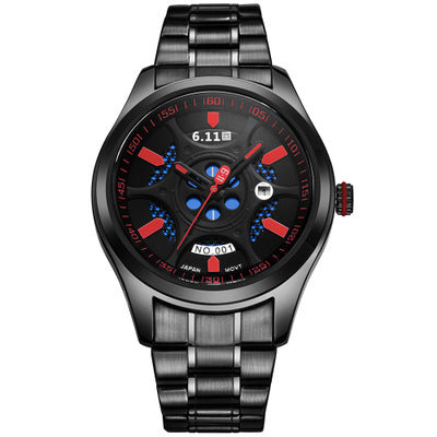 Reloj de Acero Inoxidable Resistente al Agua con Tecnología de Ahorro Energético - Image 3