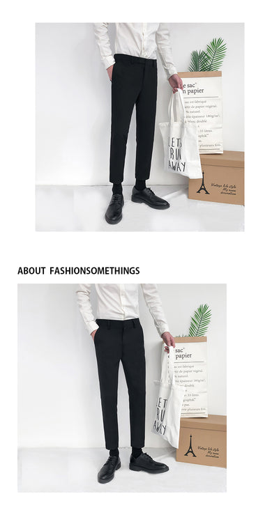 Pantalones Slim Rectos Versátiles de Moda para Hombre - Image 14