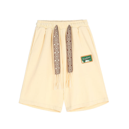 Pantalones Cortos Casual Streamer con Cintura Elástica para Hombre - Image 11