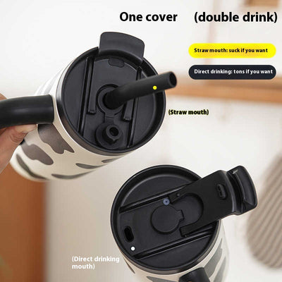 Vaso Térmico de Gran Capacidad con Pajita - Mantén tus Bebidas Frías Todo el Día - Image 13