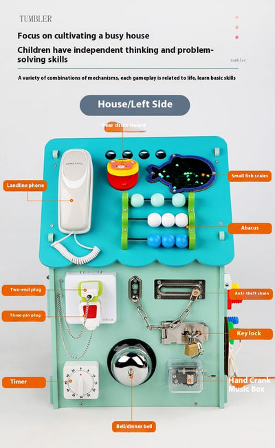 Casa Ocupada Montessori - Juguete Educativo DIY para Bebés y Niños Pequeños - Image 13