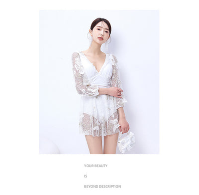 Traje de Baño Mujer Triangular Ahuecado con Espalda Descubierta - Image 15