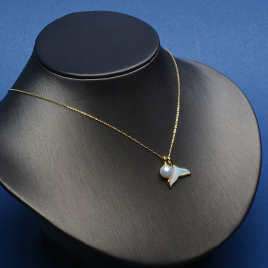 Conjunto de Pulsera y Dije en Plata 925 con Perlas de Agua Dulce