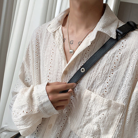 Blazer Hueco de Lujo Minimalista con Diseño Contemporáneo - Image 9