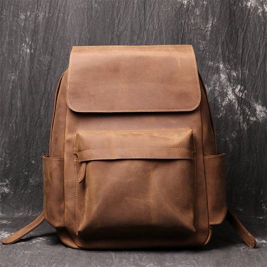 Mochila de Cuero Estilo Retro
