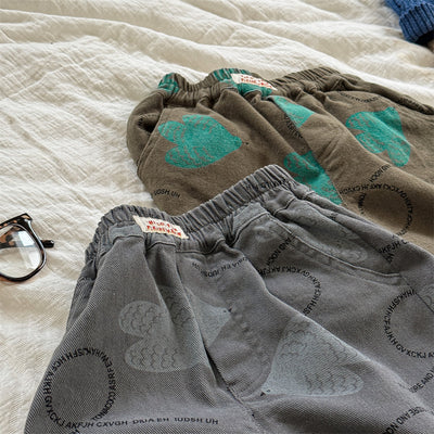 Pantalones Casuales de Algodón Lavado para Niños - Image 39