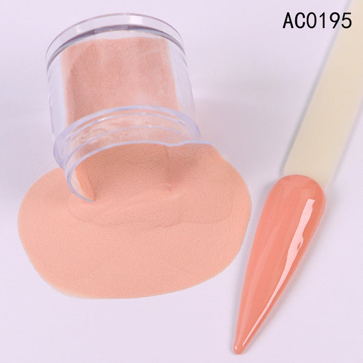 Polvo de Extensión de Uñas Acrílicas Tallado Infiltrante Tono Piel Nude Cristal - Image 14