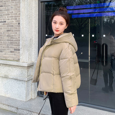 Chaqueta Corta Acolchada con Capucha para Mujer - Estilo Casual - Image 8