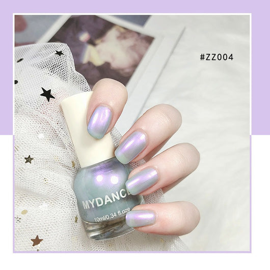Esmalte de Uñas Polarizado Efecto Perla Larga Duración - Diseño Corazón Hada