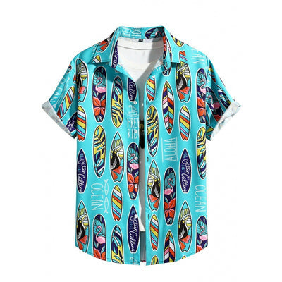 Camisa Suelta de Playa para Hombre - Manga Corta y Cómoda - Image 12