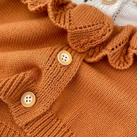 Cardigan de Encaje de Algodón para Bebé Niña - Manga Larga Otoño - Image 15