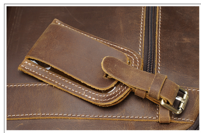 Mochila de Cuero Auténtico para Hombre - Diseño Moderno y Versátil - Image 7