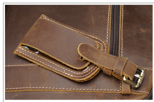 Mochila de Cuero Auténtico para Hombre - Diseño Moderno y Versátil - Image 7