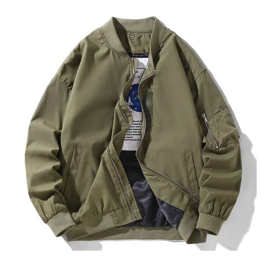 Chamarra de Piloto Bordada y Acojinada para Hombre - Image 18