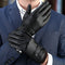 Guantes de Ciclismo Impermeables de Piel de Oveja Lavada con Pantalla Táctil