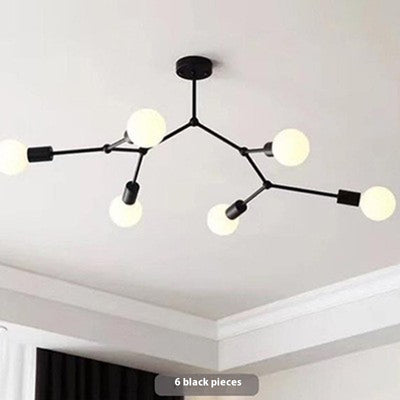 Lámpara de Techo Minimalista de Hierro para Dormitorio y Sala - Image 7